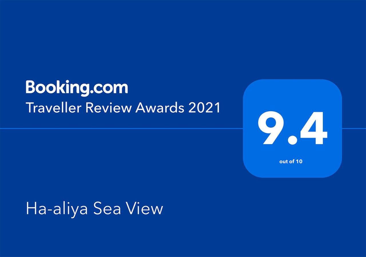 Ha-Aliya Sea View Leilighet Nahariya Eksteriør bilde