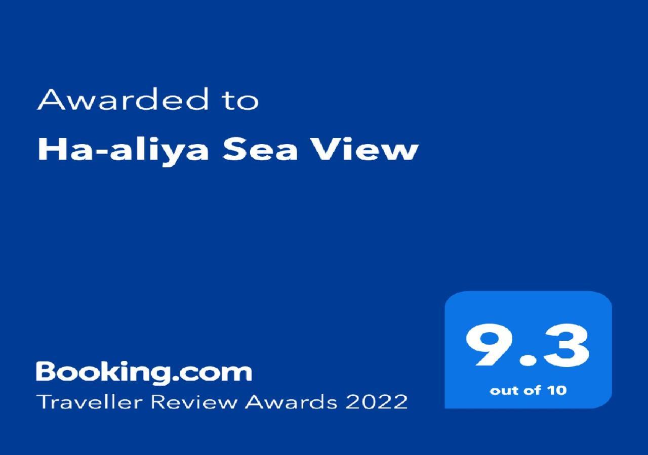 Ha-Aliya Sea View Leilighet Nahariya Eksteriør bilde